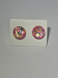 Kaleidoscope stud earrings