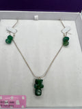 Antique Jade Jewellery Set