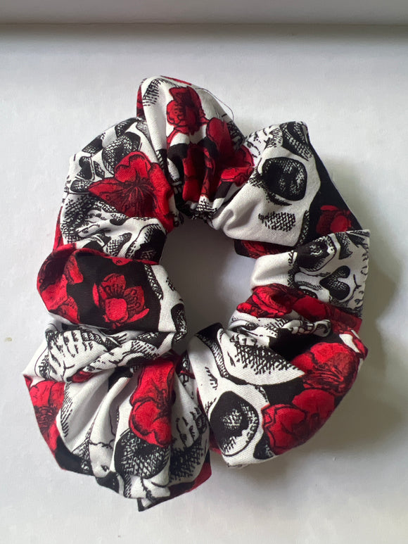 Rose Skull Luxe Scrunchie