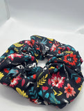 Floral Skeleton Luxe Scrunchie