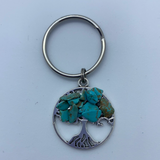 Tree of Life Crystal Key Ring