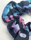 Batik Luxe Scrunchie Blue and Pink