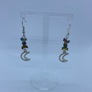 Small Moon Goddess Earrings