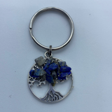 Tree of Life Crystal Key Ring