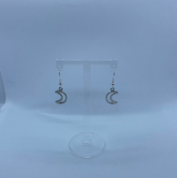 Small Moon Earrings