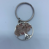 Tree of Life Crystal Key Ring