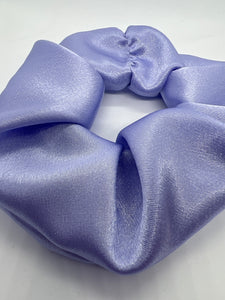 Luxe Lilac Satin Scrunchie