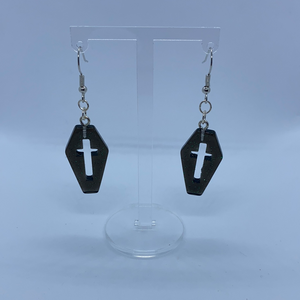 Coffin Earrings Long Hook