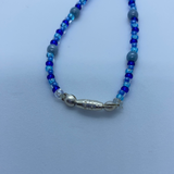 Beaded Blue Moon Bracelet