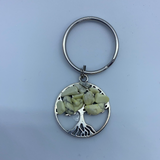 Tree of Life Crystal Key Ring