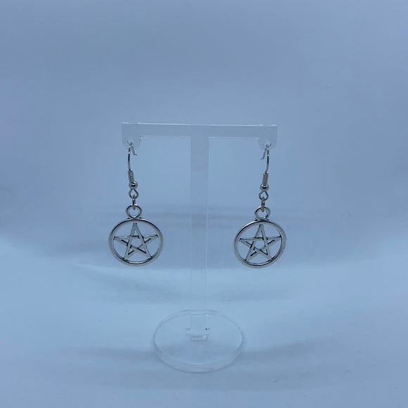 Small Pentacle Earrings