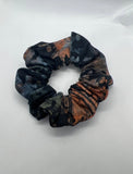 Batik Luxe Scrunchie Orange and Green