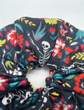 Floral Skeleton Luxe Scrunchie