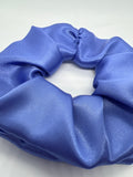 Luxe Cornflower Satin Scrunchie